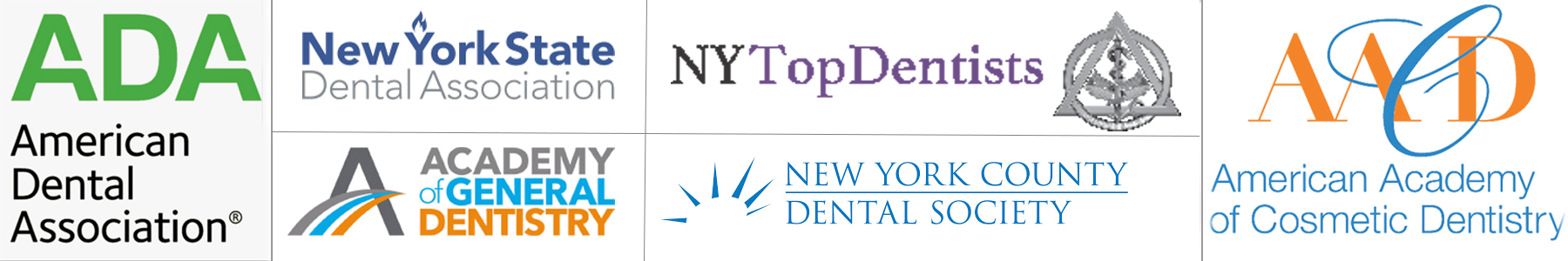 Professional Affiliations for NYC dentist