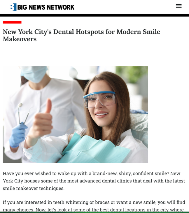 Best dentist NYC Dr Sandip Sachar in the news